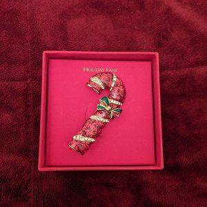 Christmas Candy Cane Broach from Macy's 🎄🎅🏻
